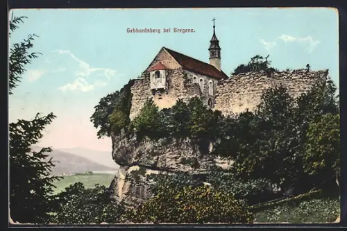 AK Bregenz, Kirche auf dem Gebhardsberg