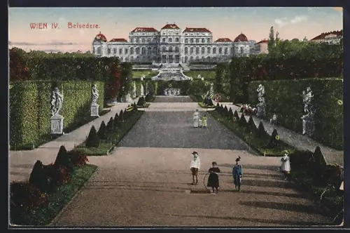 AK Wien, Partie im Belvedere
