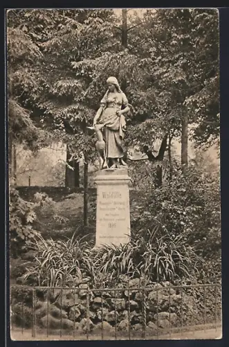 AK Graz, Waldlilie im Stadtpark