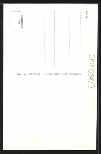 AK Langschlag, Teilansicht mit Sicht auf die Kirche