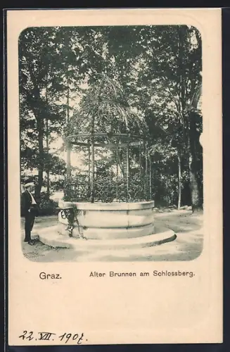 AK Graz, Alter Brunnen am Schlossberg
