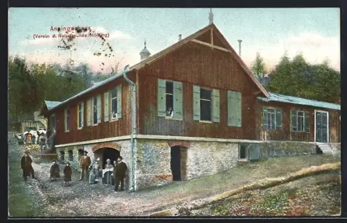 AK Gaaden, Anningerhaus des Vereins d. Naturfreunde Mödling