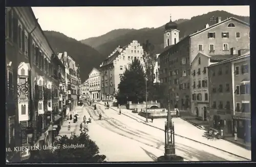 AK Kufstein, Unterer Stadtplatz