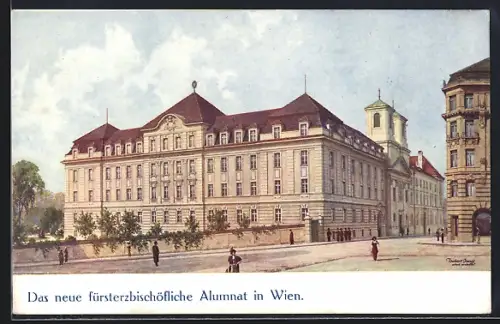 Künstler-AK Wien, Fürsterzbischöfische Alumnat