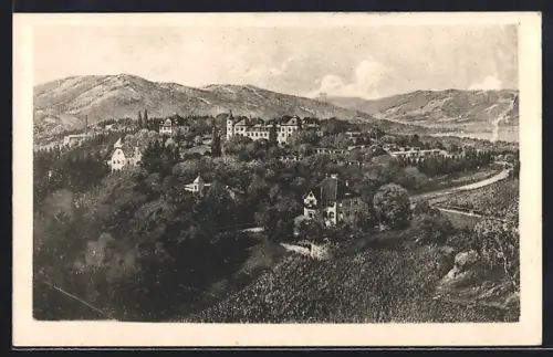 AK Maria Enzersdorf am Gebirge, Mittelstand-Erholungsheim Wällischhof aus der Vogelschau