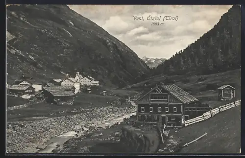 AK Vent im Ötztal, Flusspartie durch den Ort