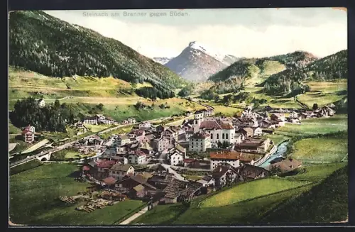AK Steinach am Brenner, Blick gegen Süden