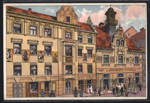 AK Graz, Glockenspielhaus, erbaut v. Gottfried Maurer