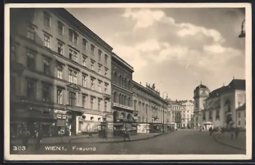 AK Wien, Freyung mit Geschäften