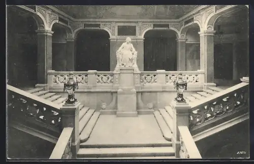 AK Graz, Konzertsäle der steiermärkischen Sparkasse, Steigenhalle mit Beethovenmonument, Innenansicht