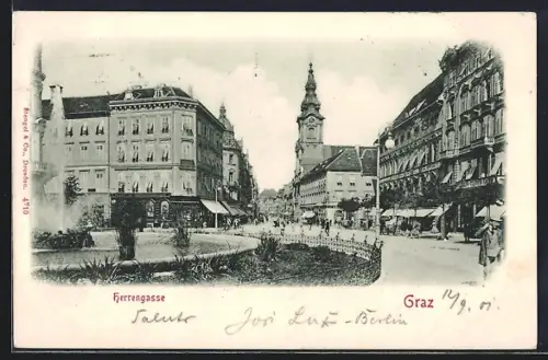 AK Graz, Partie in der Herrengasse