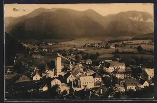 AK Gaming, Ortsansicht mit Alpenkette