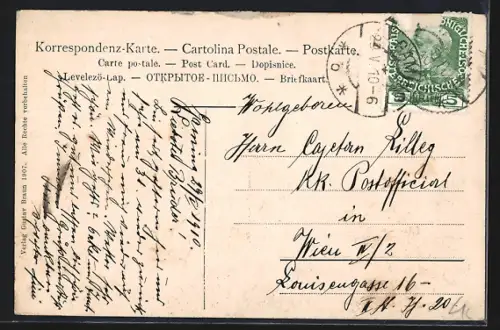 AK Gaming, Ortsansicht mit Alpenkette