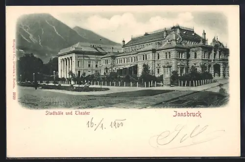 AK Innsbruck, Stadtsäle und Theater