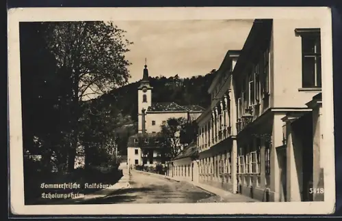 AK Kalksburg /N. D., Erholungsheim und Kirche