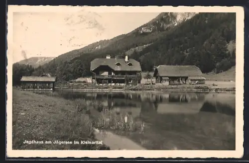 AK Kleinarl, Jägersee im Kleinarltal, Gasthaus zum Jagdhaus