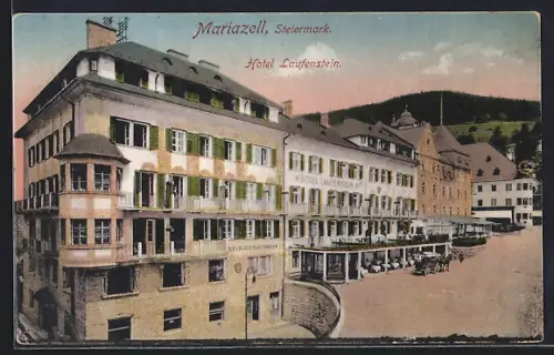 AK Mariazell /Steiermark, Das Hotel Laufenstein