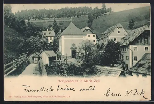 AK Maria Zell, Heiligenbrunn mit Umgebung