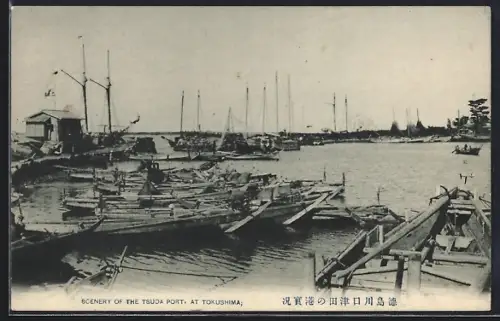 AK Tokushima, Scenery of the Tsuda Port