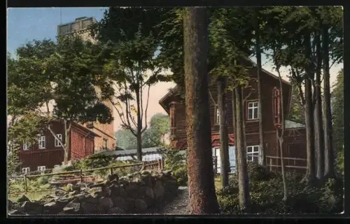 AK Mönchswalder Berg, Gasthaus mit Umgebung