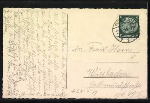 AK Dessau, Partie am Hauptbahnhof