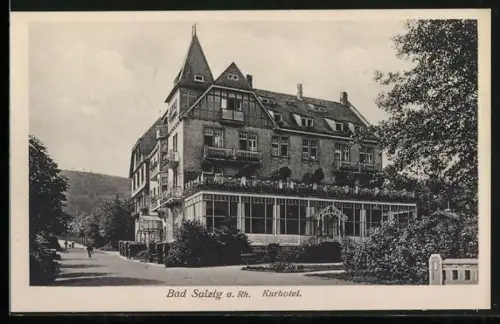 AK Bad Salzig a. Rh., Kurhotel