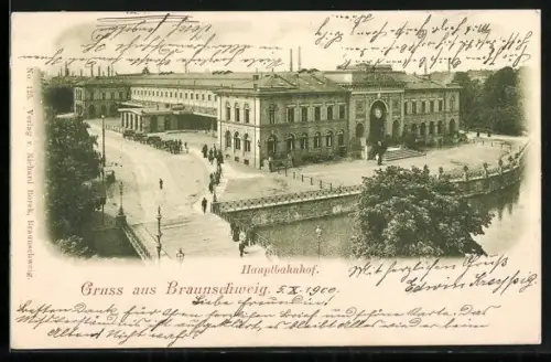 AK Braunschweig, Eingang vom Hauptbahnhof