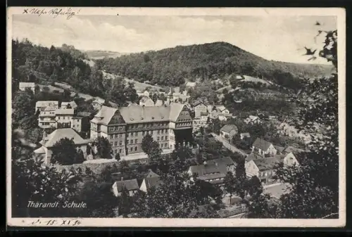 AK Tharandt, Die Schule aus der Vogelschau