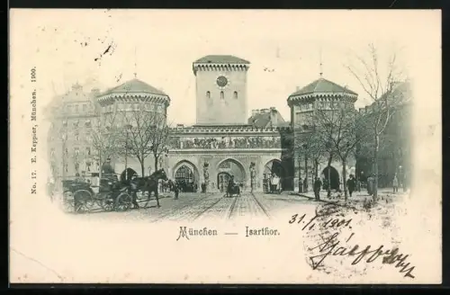 AK München, Partie am Isarthor