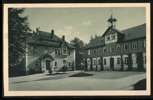 AK Bad Reiboldsgrün, Chefarzt-Villa u. Turmhaus