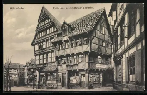 AK Hildesheim, umgestülpter Zuckerhut am Pfeilerhaus