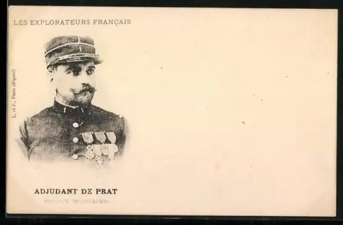 AK Adjudant de Prat, Mission Marchard, Les Explorateurs Francais