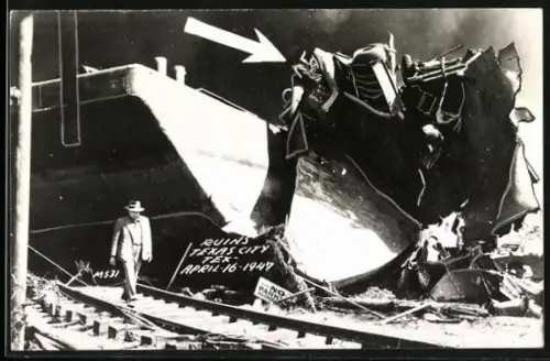 AK Texas City, TX, Ruins of Texas City 1947