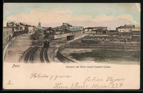AK Peru, Estacion de Ferro Carril Central Callao