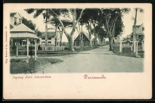 AK Paramaribo, Ingang Fort Amsterdam