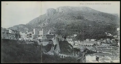 Klapp-AK Monaco, Le Palais du Prince et la Tête de Chien