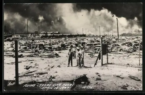 AK Texas City, TX, Explosion 1947, Ruins
