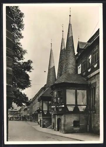 Foto-AK Deutscher Kunstverlag, Nr. 5: Einbeck, Partie am Rathaus
