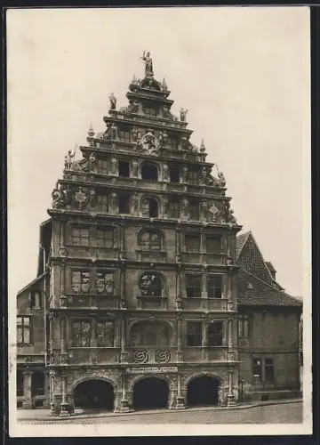 Foto-AK Deutscher Kunstverlag, Nr. Bg 16: Braunschweig, Gewandhaus