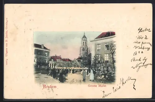 Präge-AK Arnhem, Groote Markt