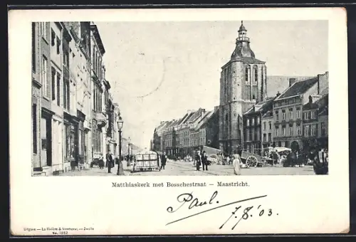 AK Maastricht, Matthiaskerk met Bosschestraat
