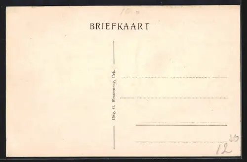 AK Urk, aankomst Postboot