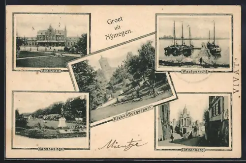 AK Nymegen, Waalgericht, Station, Kronenburgerpark