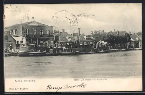 AK Oude Wetering, Hotel `t Wapen van Alkemade
