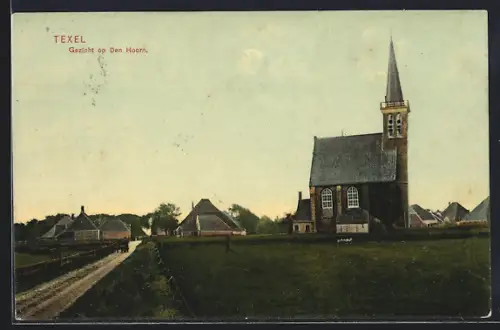 AK Texel, Gezicht op Den Hoorn