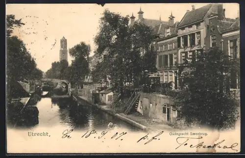 AK Utrecht, Oudegracht Smeebrug
