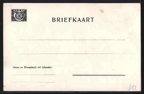 AK Woudrichem, Kerkstraat, Buisman`s Gebrande Suikerpoeder, Reklame