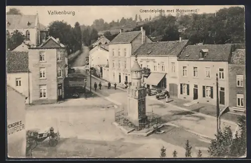 AK Valkenburg, Grendelplein met Monument