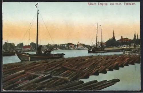 AK Zaandam, Balken berging, voorzaan