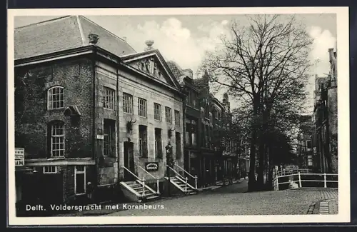 AK Delft, Voldersgracht met Korenbeurs